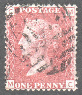 Great Britain Scott 33 Used Plate 120 - MC - Click Image to Close